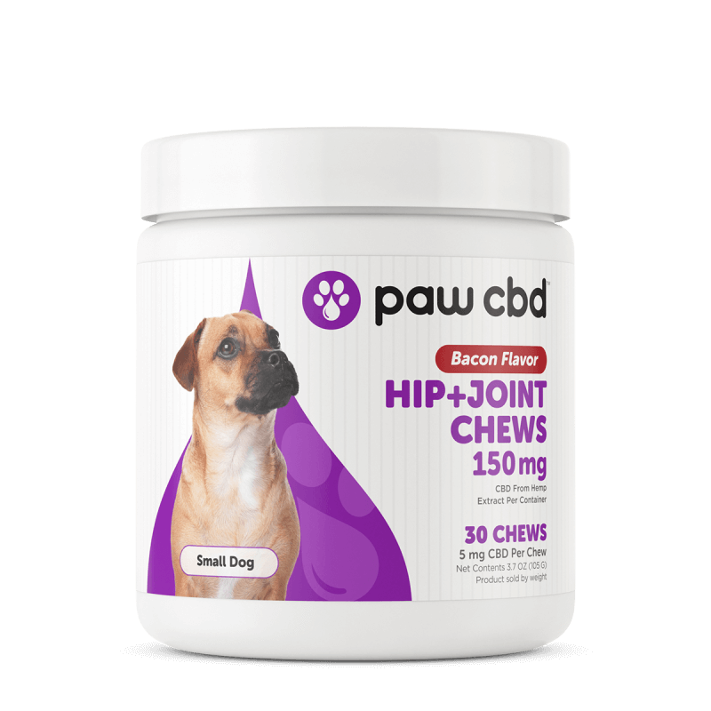 Pet CBD Hip & Joint Soft Chews for Dogs - Bacon - 150 mg - 30 Count logo